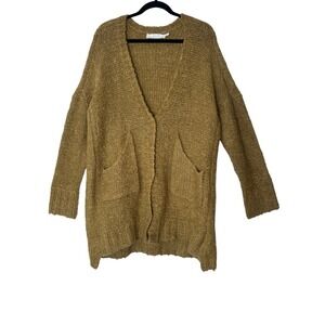 ASTR THE LABEL  Cardigan Sweater Women's Small Oversized Wool Blend Pockets
